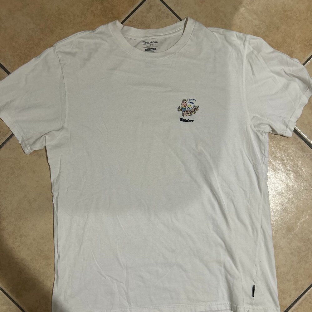 Billabong White T-shirt Size L